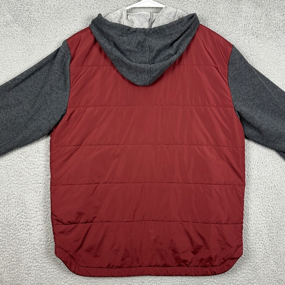 Volcom Jacket Mens Large Red Grey‎